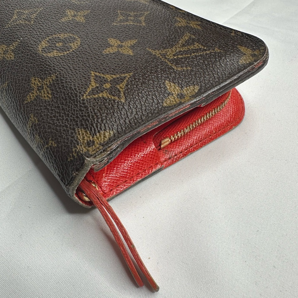 LOUIS VUITTON Monogram Red Orange Insolite Wallet GA2089 - Picture 11 of 13